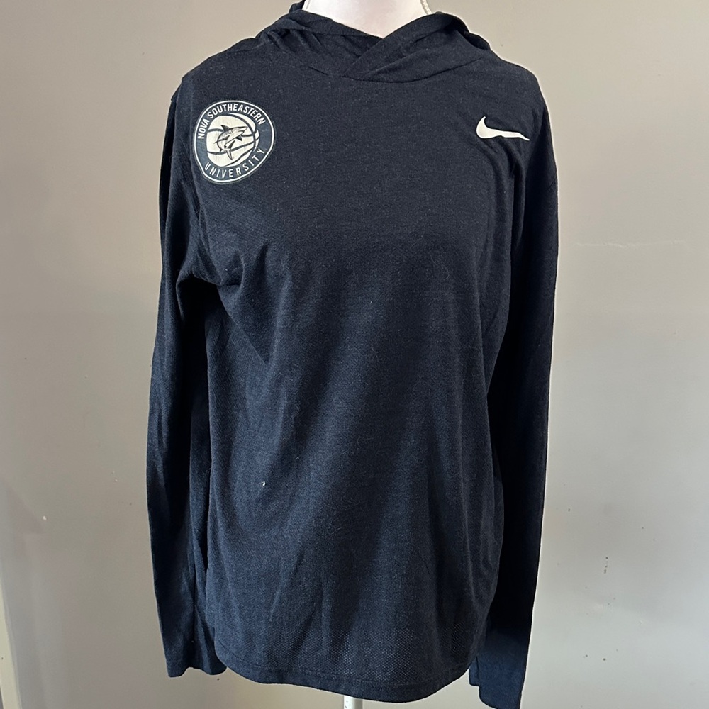 Nike Blue Hoodie with Emblem
